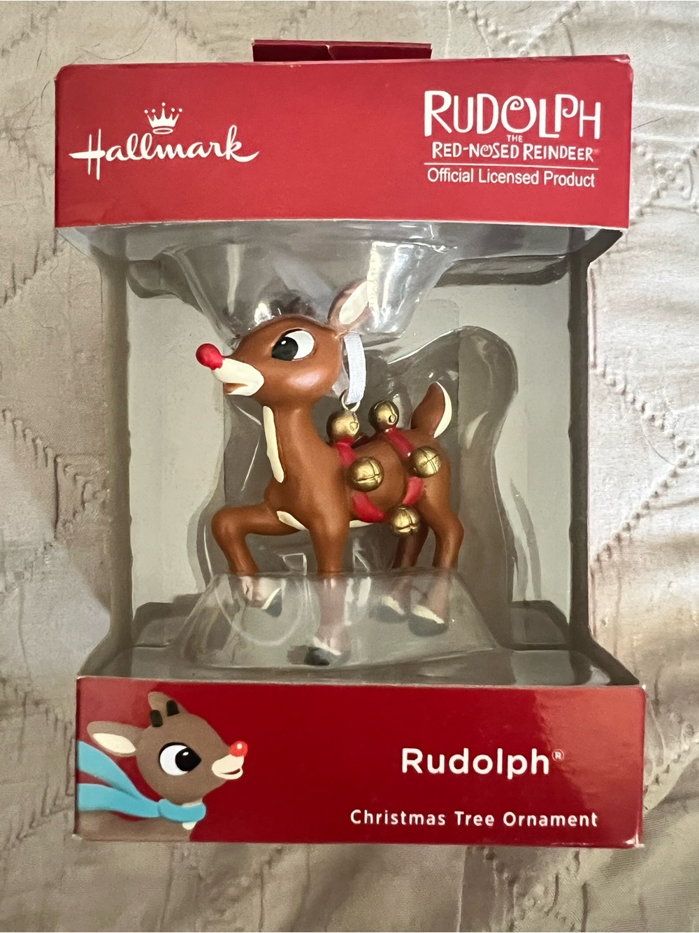 Hallmark Rudolph The Red Nosed Reindeer Ornament - Gold Bells